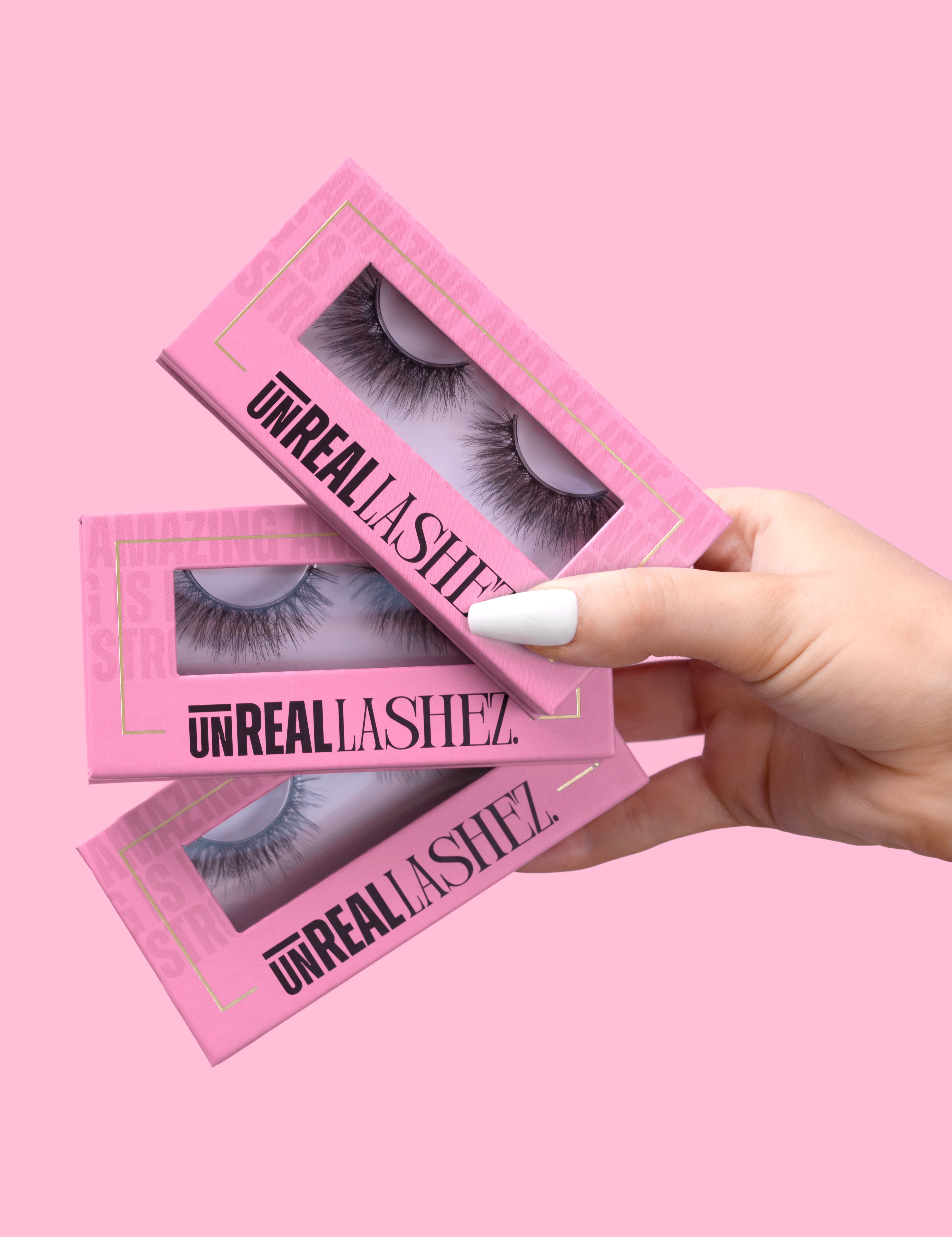 False Lashes Wispy Styles : Unreal Lashez Beauty Secrets