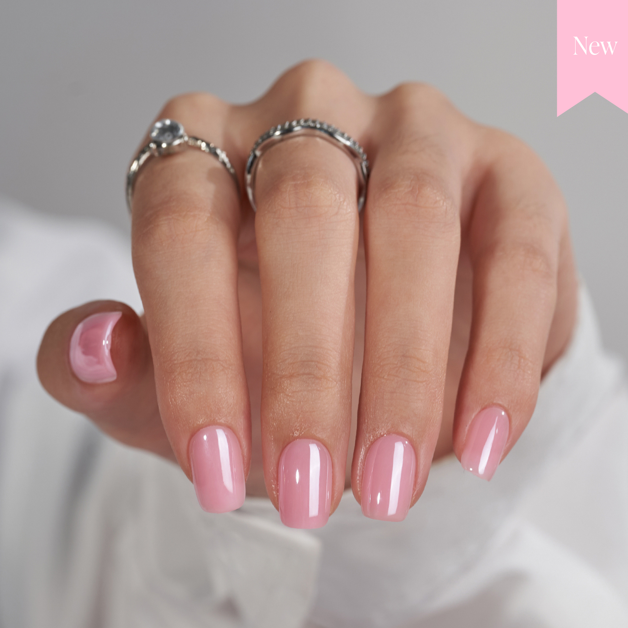 GELTECH™ Press-On Nails - PINK LEMONADE