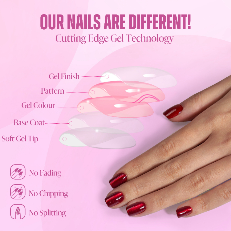 Why our square red press on nails offer better quality than others