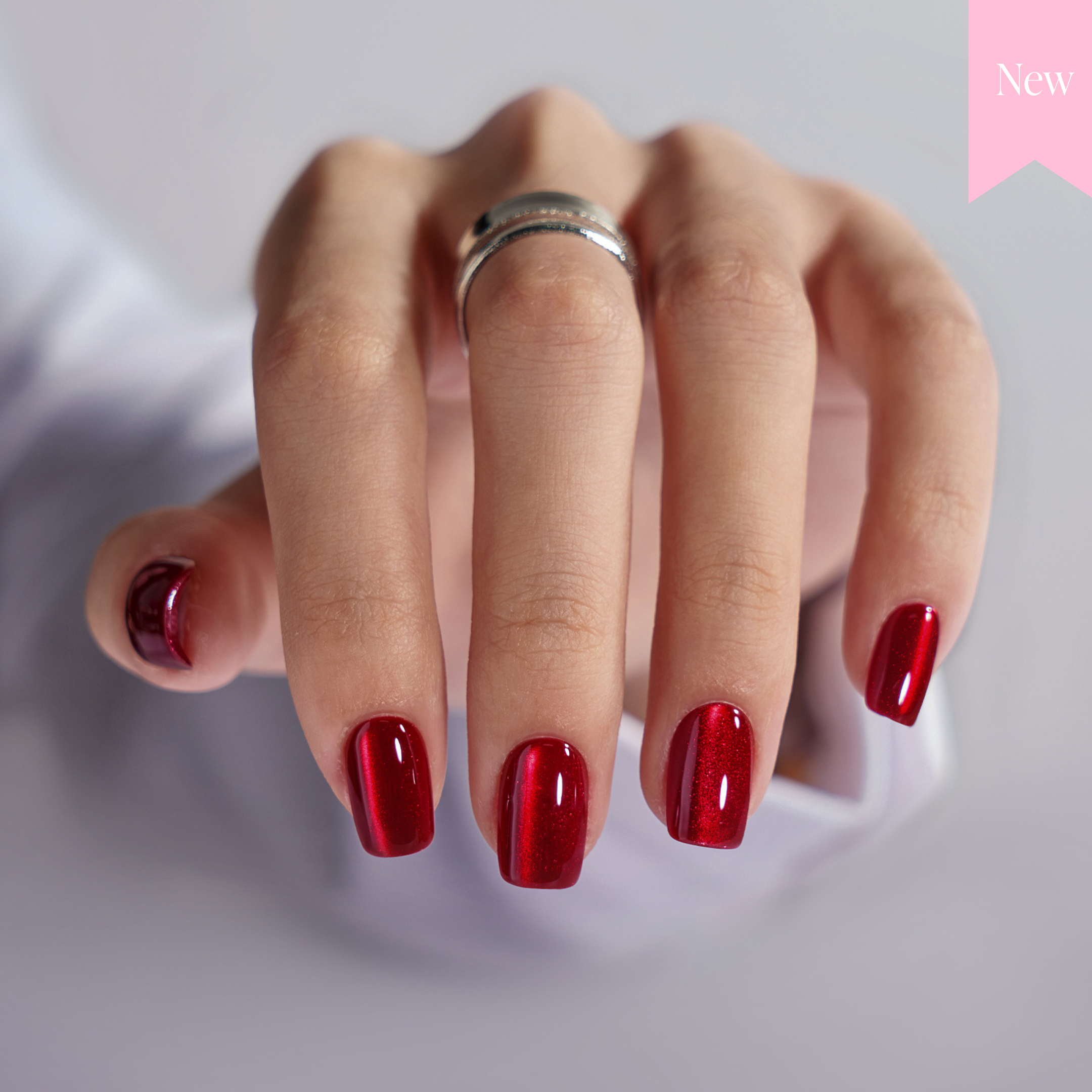 GELTECH™ Press-On Nails - CHERRY BOMB